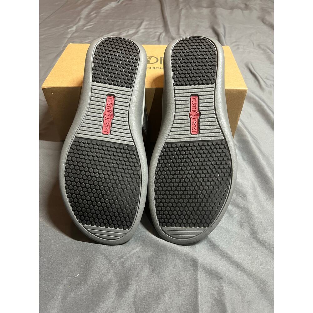Orthofeet Sahara Sandals in Gray, size 8.5 WIDE, NIB Resort wear vacation Beachy - Picture 9 of 10